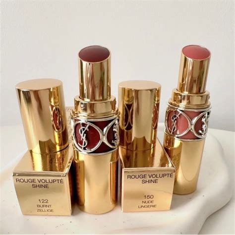 ysl rouge volupte shine rose in tension|YSL rouge volupte shine 122.